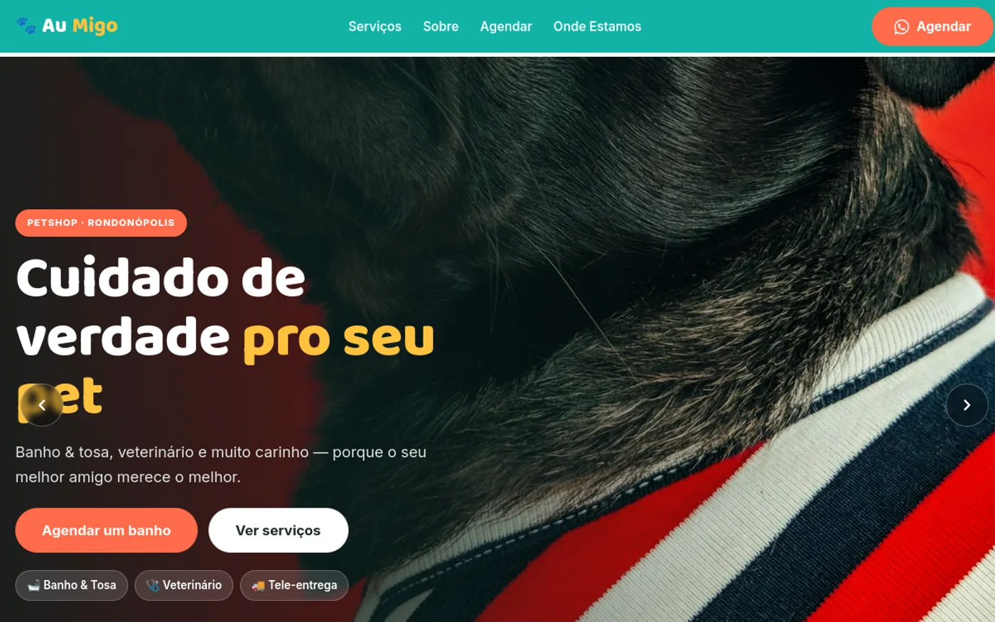 Site AuMigo Petshop